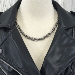 STEEL Chain Link Necklace 22”